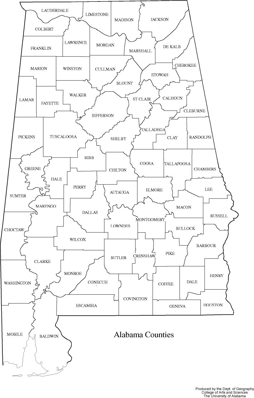 Alabama Maps Basemaps