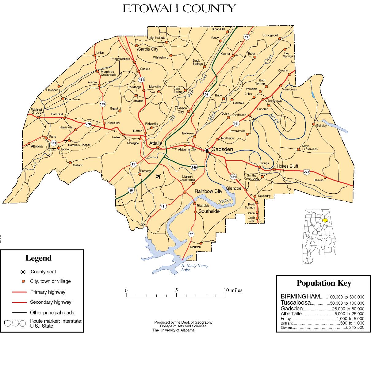 Etowah County Property Map Maps Of Etowah County