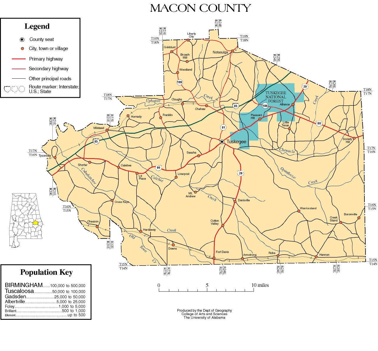 Maps Of Macon County
