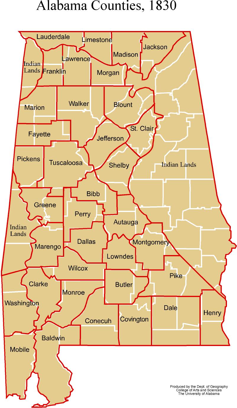 Alabama Map Us Map Of Alabama The Detailed Map Shows The Us State