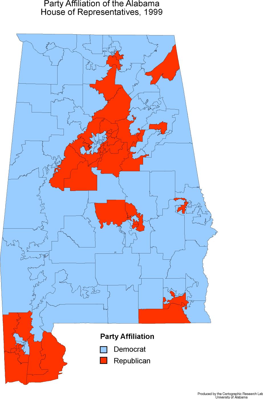 Alabama Maps Politics