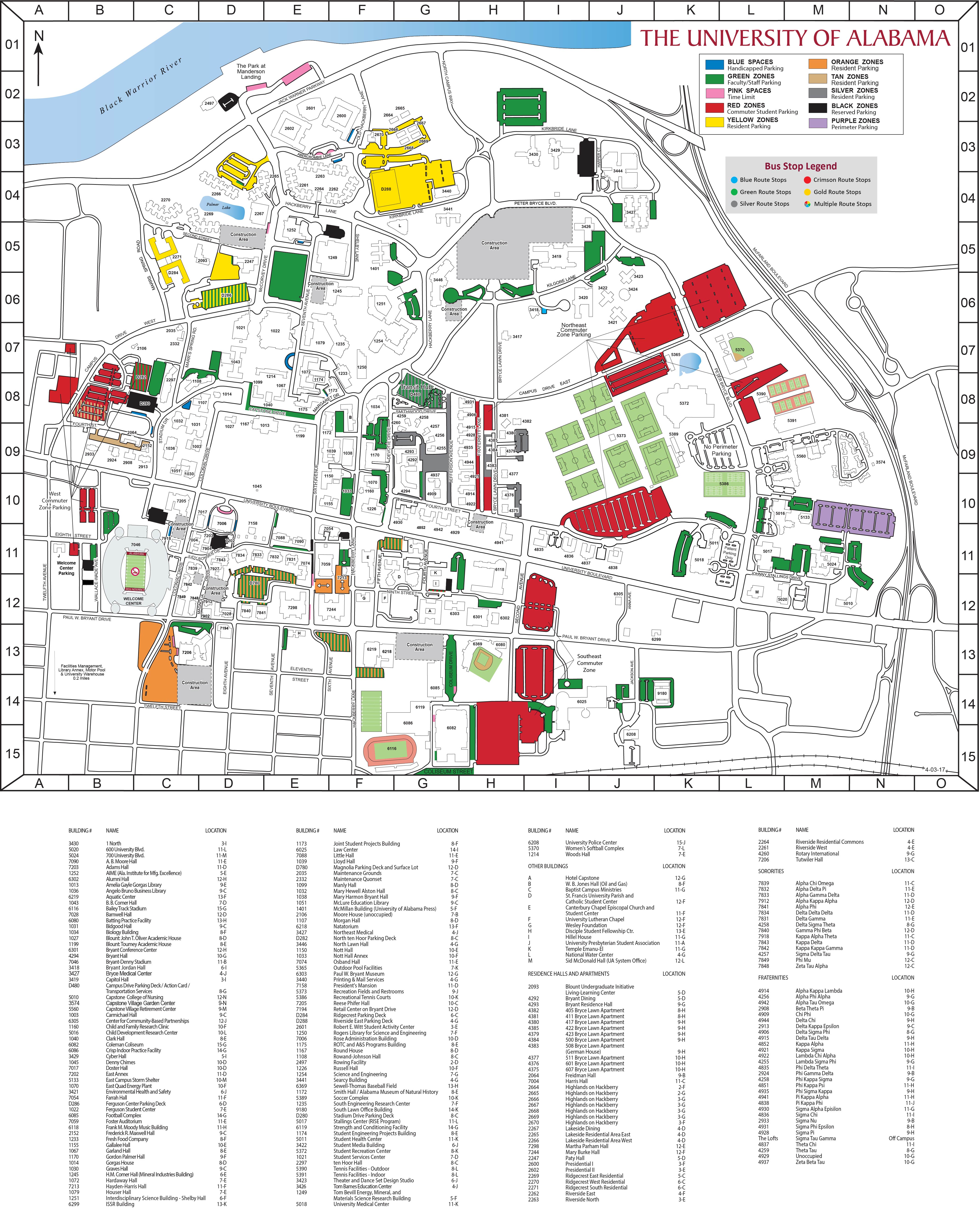 aubrun univrsity vicinity map