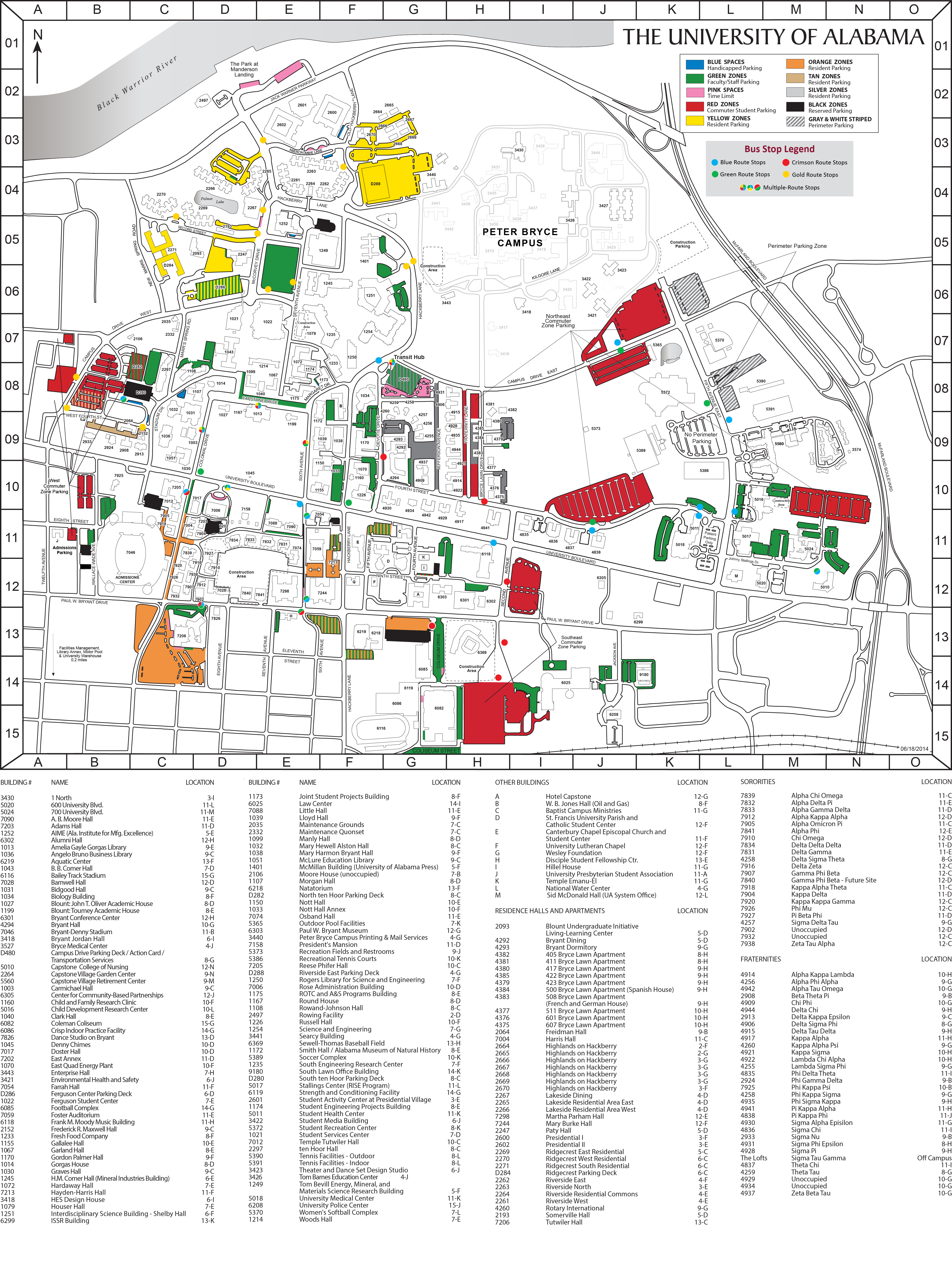 university of alabama tuscaloosa campus map U Of Alabama Campus Map Cinemergente university of alabama tuscaloosa campus map