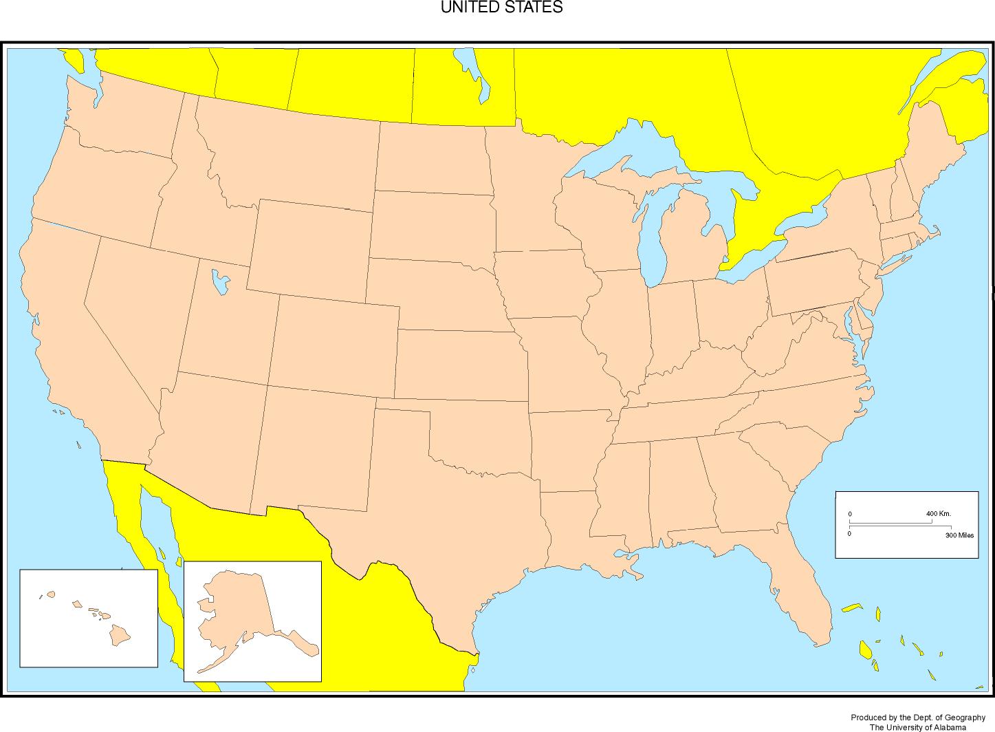 labeled united states map and capitals Maps Of The United States labeled united states map and capitals