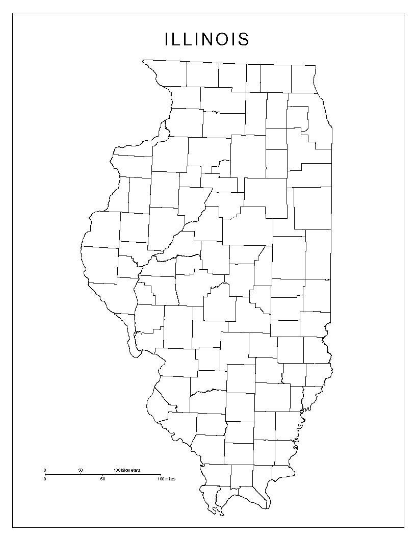 Illinois County Map Pdf Maps Of Illinois