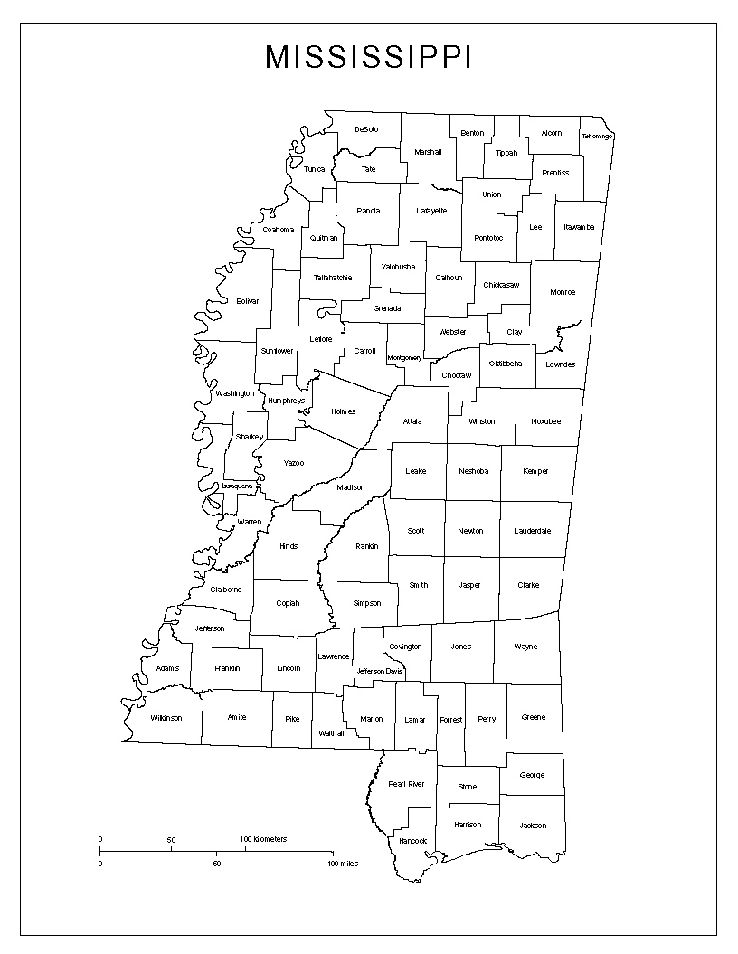 Maps of Mississippi