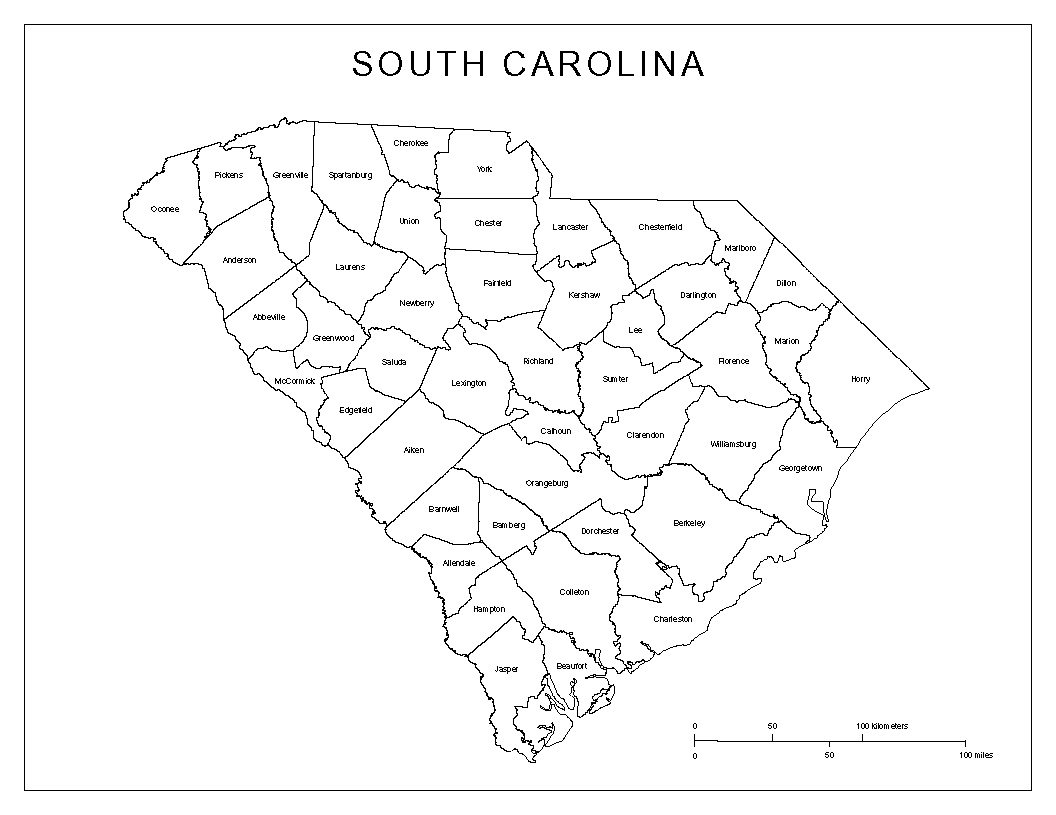 Maps Of South Carolina