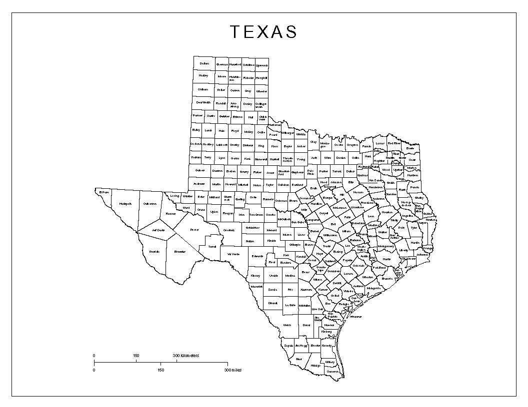 Maps of Texas