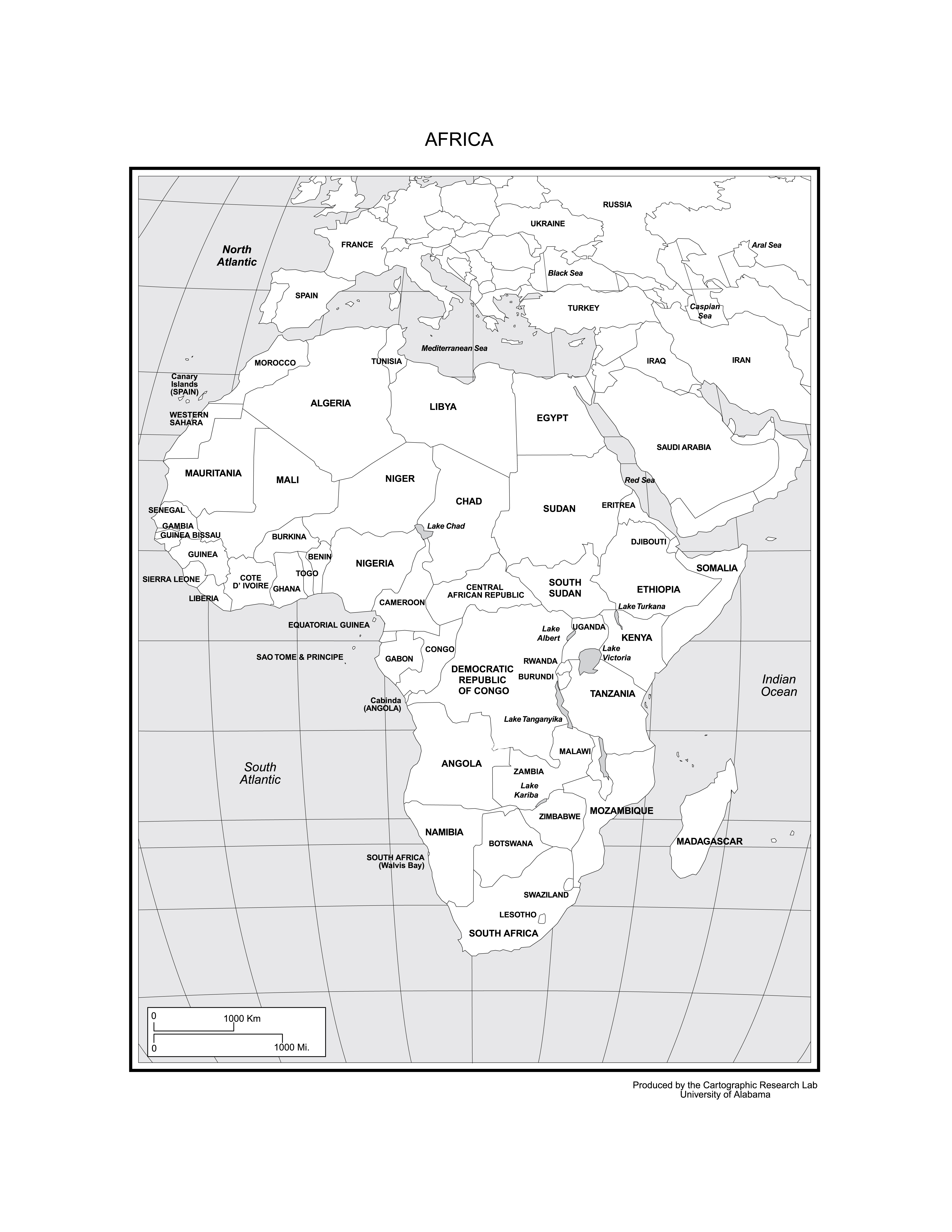 africa map blank pdf