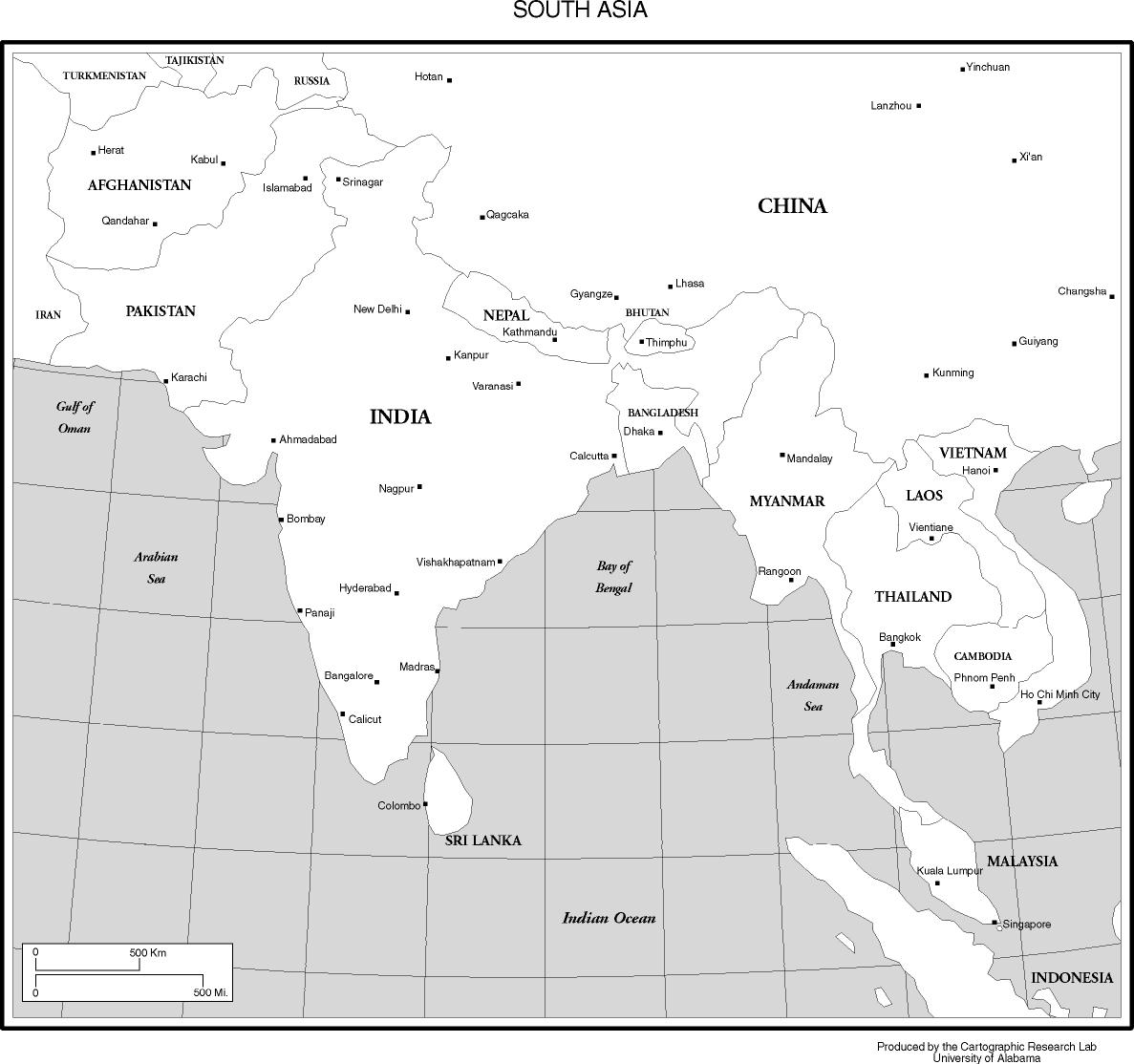 South Asia Map Pdf Maps Of Asia, Page 2