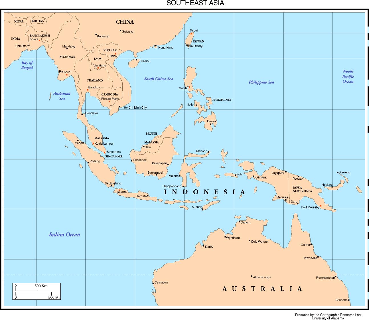 map of southeast asia with cities Maps Of Asia Page 2 map of southeast asia with cities
