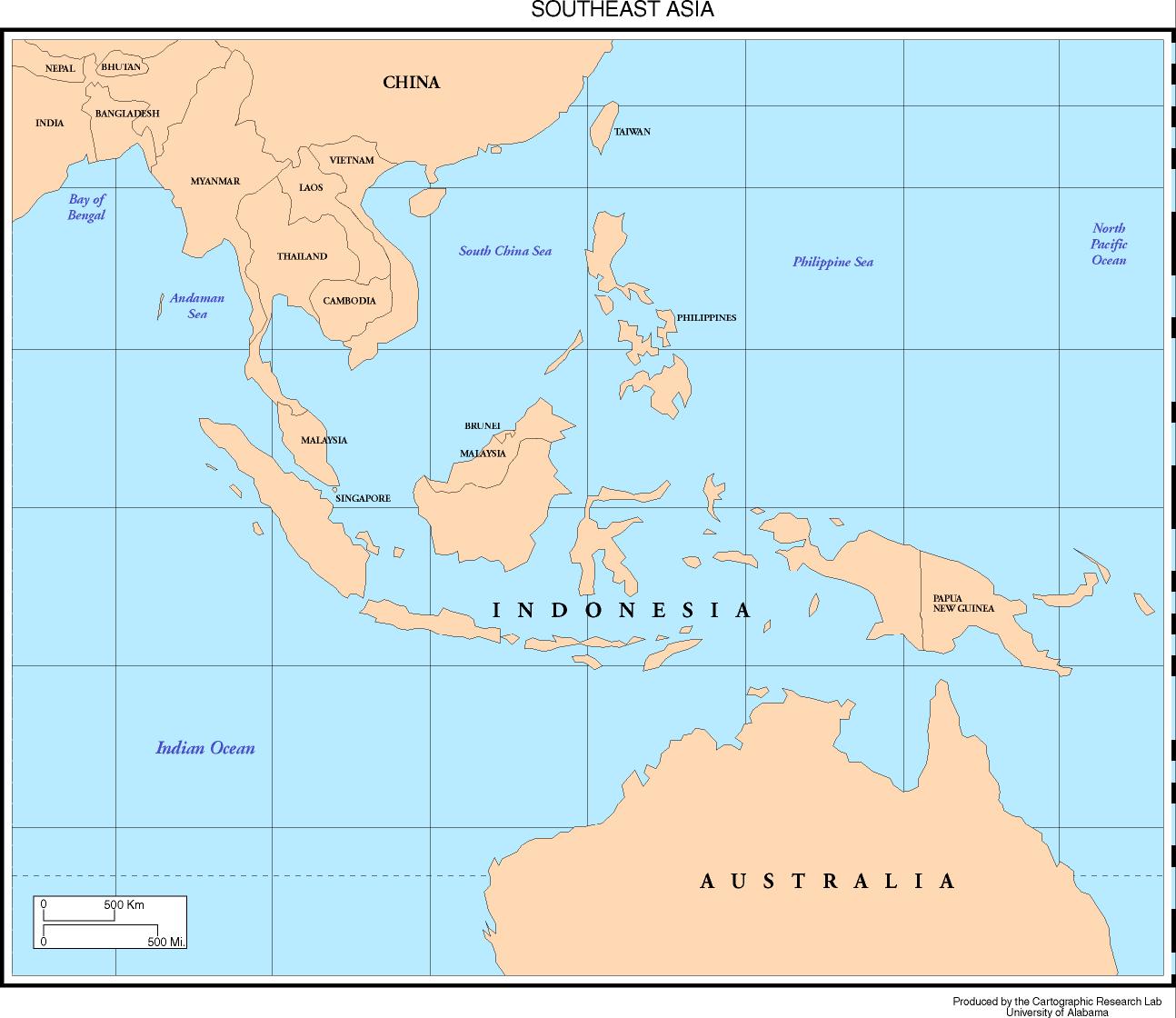 South Asia And Southeast Asia Map Maps Of Asia, Page 2