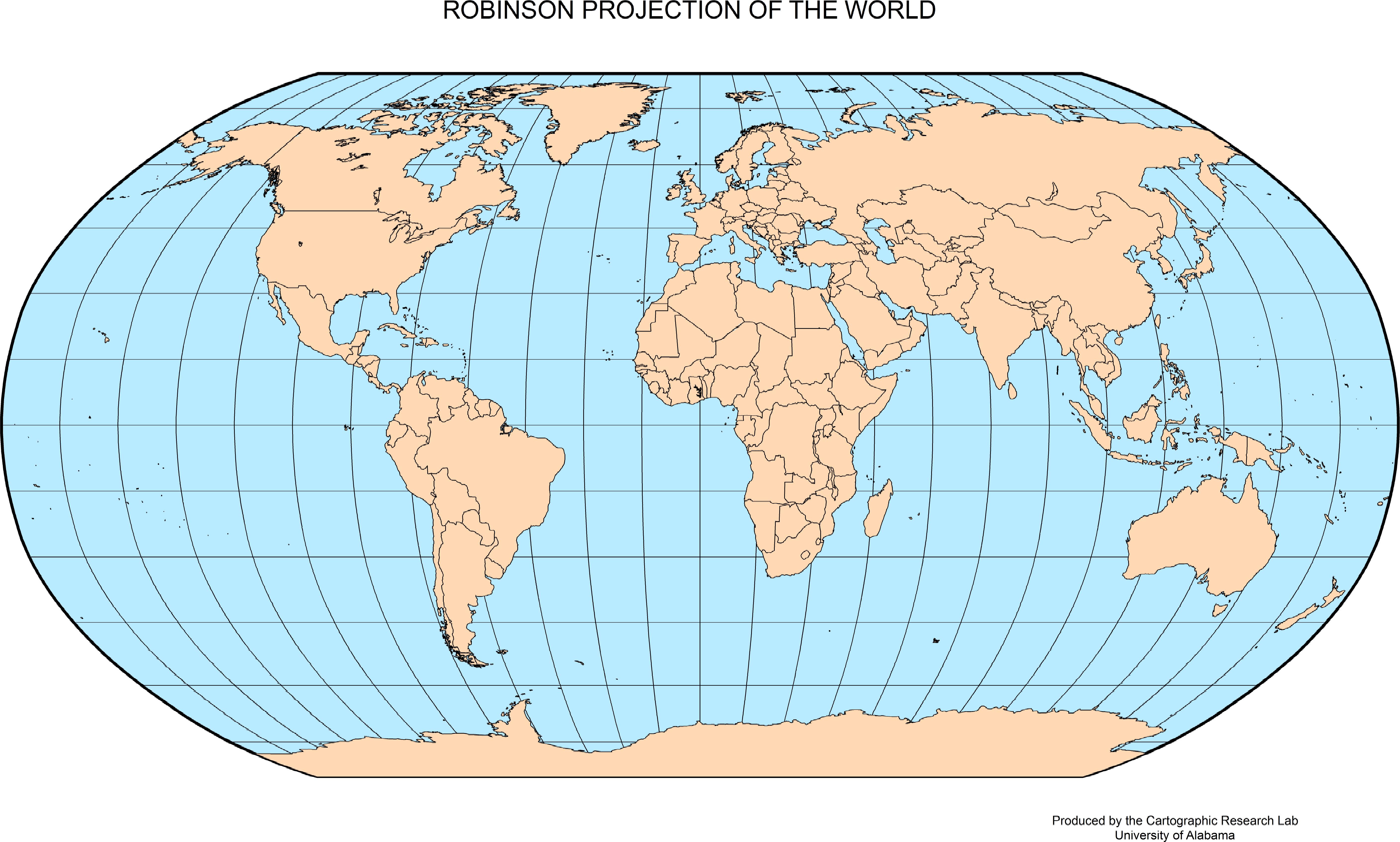 Printable Blank World Map With Latitude And Longitude