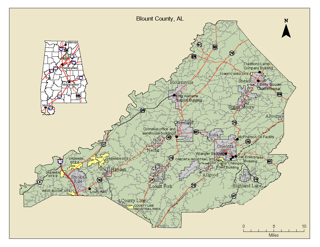 Blount County Alabama Map - Winna Kamillah