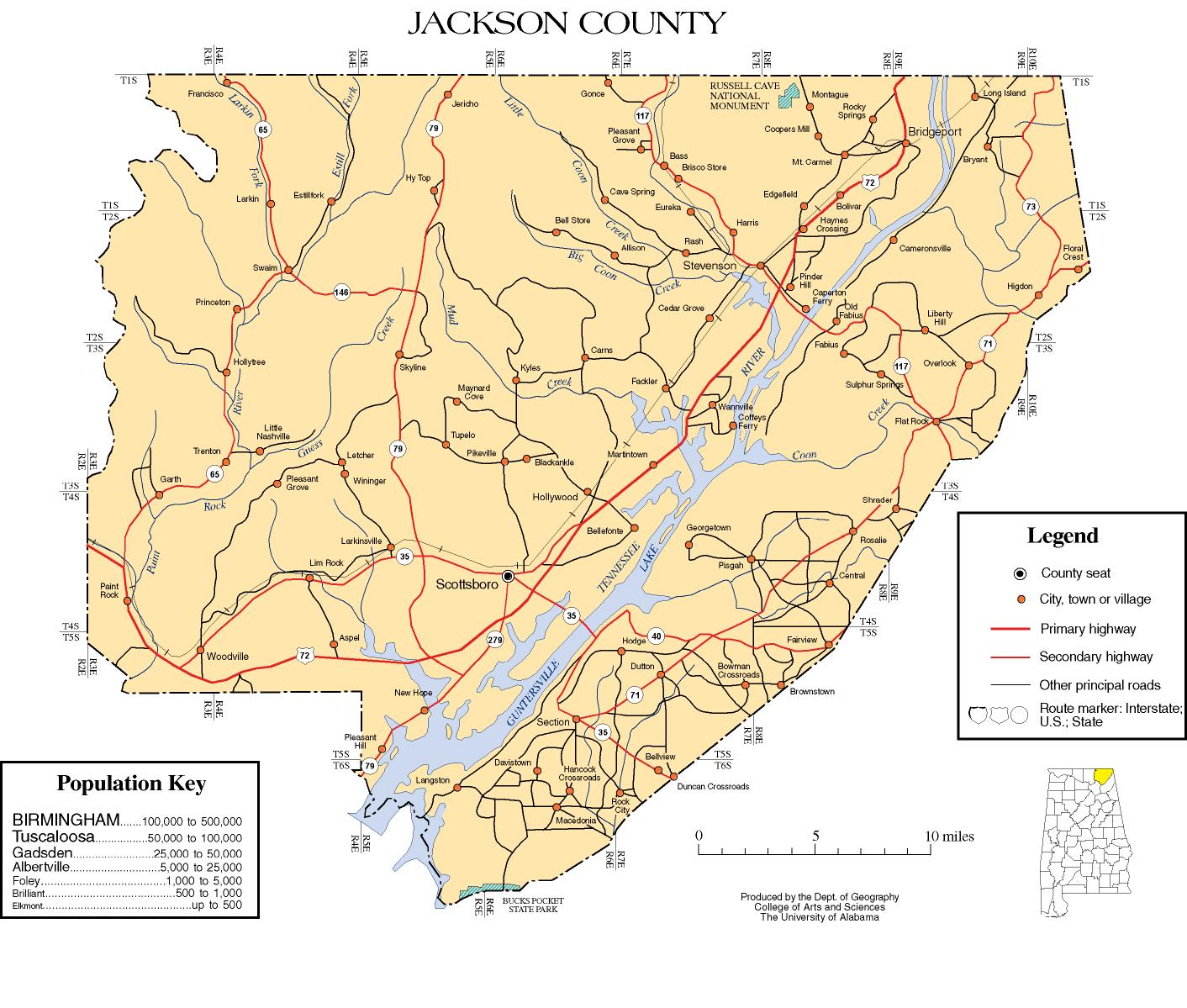 Maps of Jackson County