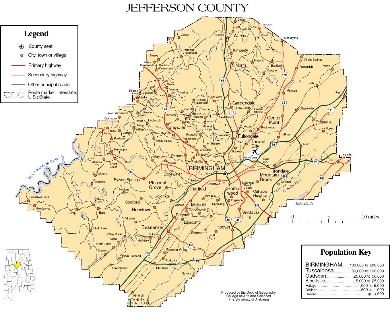 Maps of Jefferson County