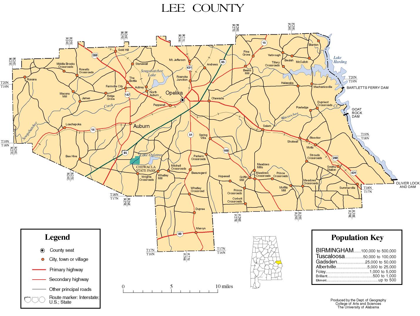 Maps of Lee County