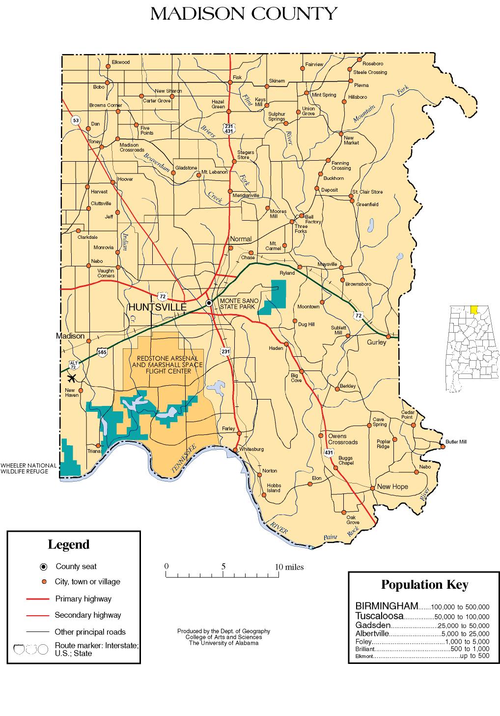 Map Of Madison County Alabama Winna Kamillah