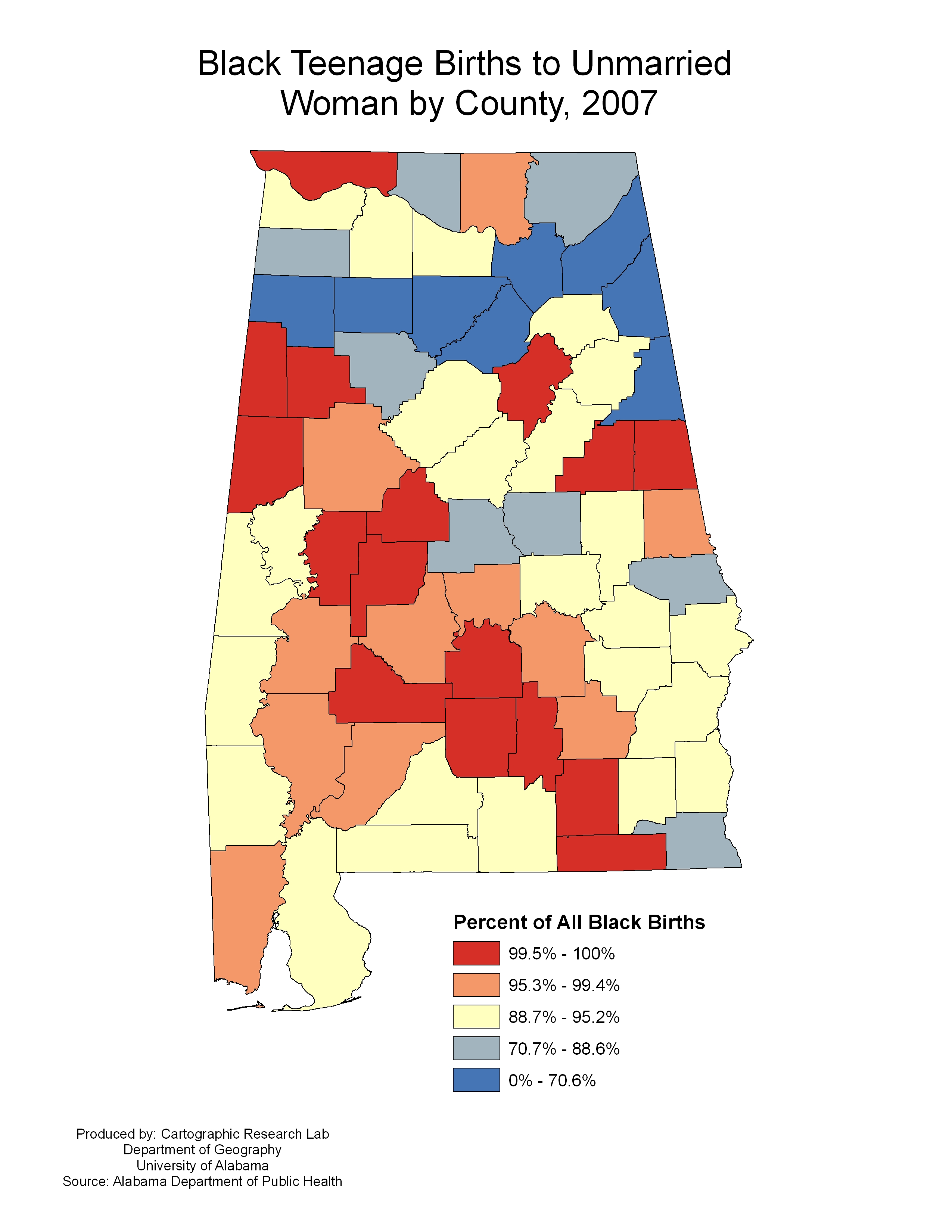 Alabama Maps Demographics