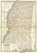 1959 Arkansas, Louisiana & Mississippi Road Map – 1st Printing (Esso)