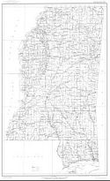 Old Historical City, County and State Maps of Mississippi